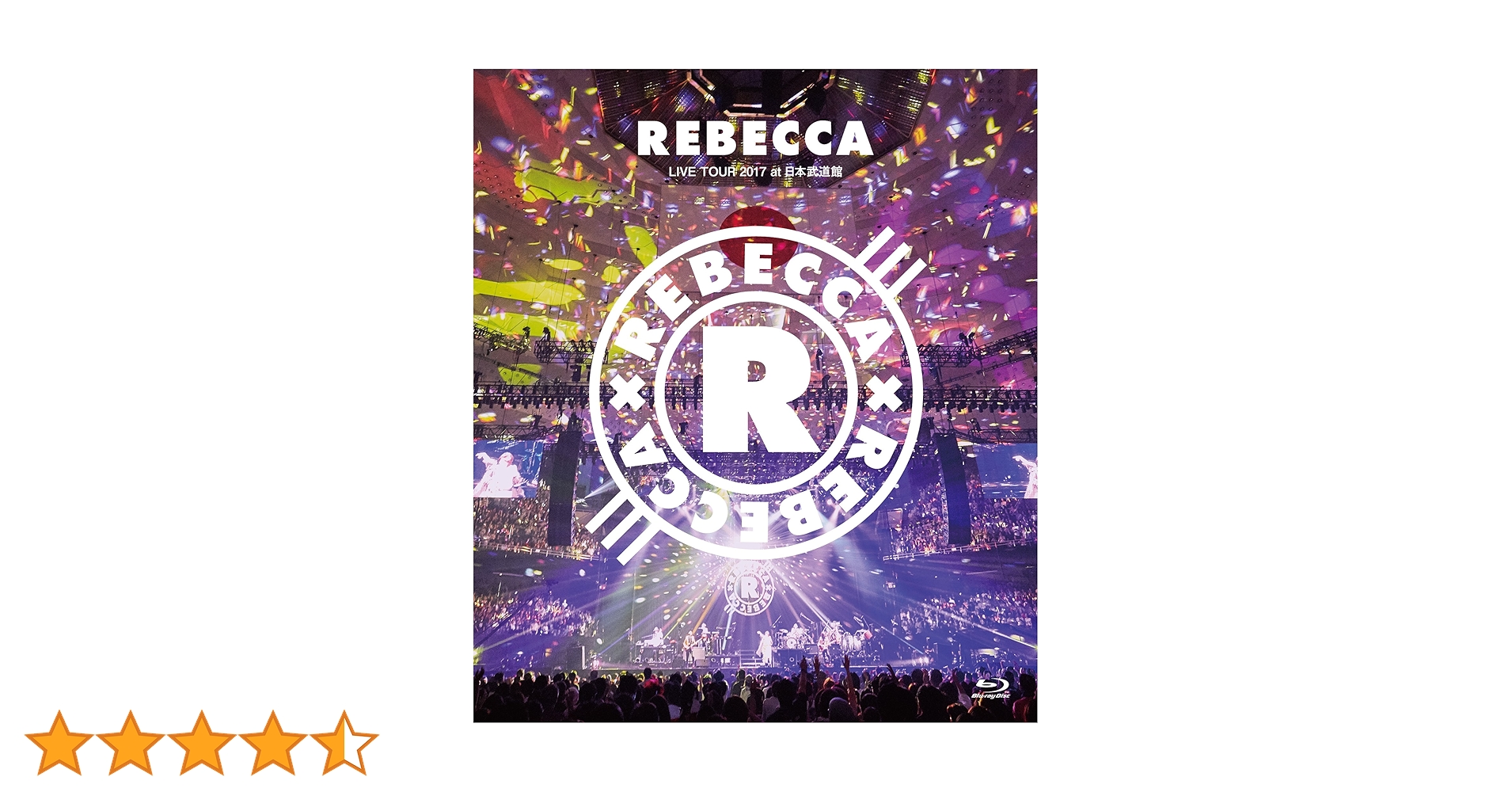 1 DVD REBECCA LIVE TOUR 2017 at 日本武道館 REBECCA / REBECCA LIVE TOUR 2017 at 日本武道館【DVD